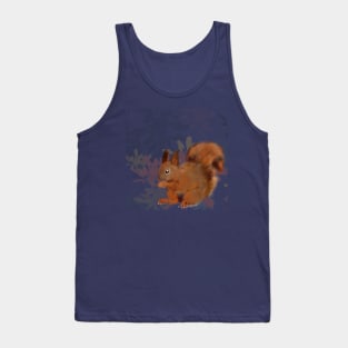 Autumn Squirrel Tank Top